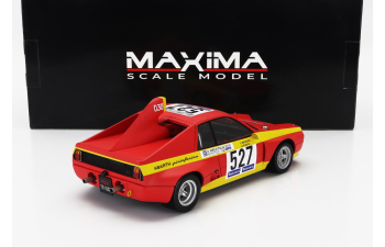 ABARTH Se030 Pininfarina 527 2nd Giro D'italia (1974) Giorgio Pianta – Christine Beckers, Matt Red Yellow