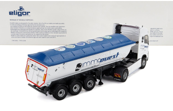 VOLVO Fh Truck Cassone Ribaltabile Immo Ouest (2020), White Blue