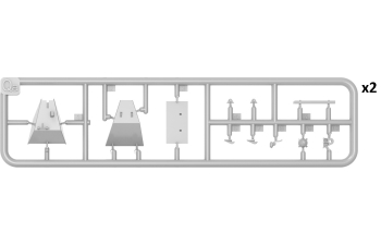 Сборная модель T-55 Al Faw Enigma Iraq Polish Made Base Military (1990)