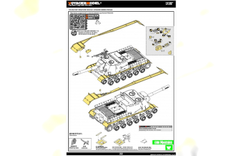 Фототравление WWII Russian JSU-122/JSU-152 Fenders (For TAMIYA 35303)