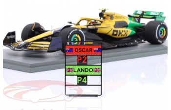 McLAREN MCL38 #4 4th Monaco GP Formula 1 Lando Norris (2024)