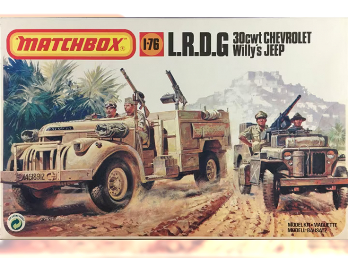 Сборная модель LRDG 30cwt Chevrolet Willy's Jeep