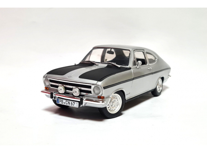 OPEL Kadett B Rallye 1900 (1965), silver black