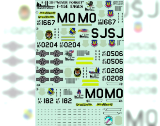Декаль F-15E Part 2
