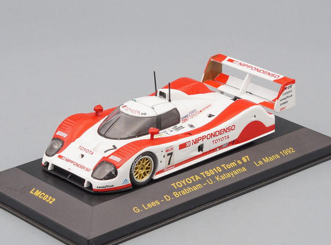 TOYOTA TS010 Tom's #7 LM (1992), white / red