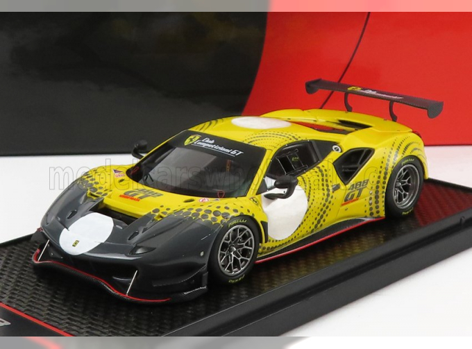 FERRARI 488 Gt Modificata (2020), Yellow Matt Grey