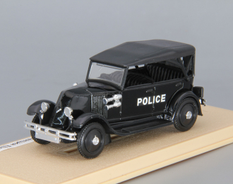 RENAULT NN Torpedo Capote Police France (1927), black