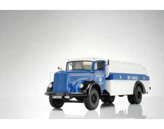 MERCEDES-BENZ L6600 BV-ARAL, blue