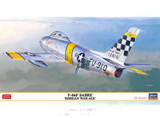 Сборная модель истребитель ВВС США F-86F SABRE (Ас Корейской войны) (Limited Edition)