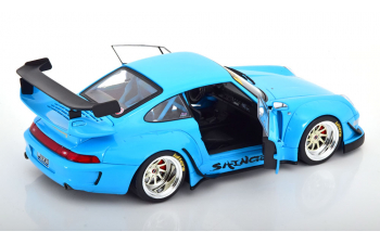 PORSCHE 911 (993) Rwb Bodykit Coupe (2018), light blue