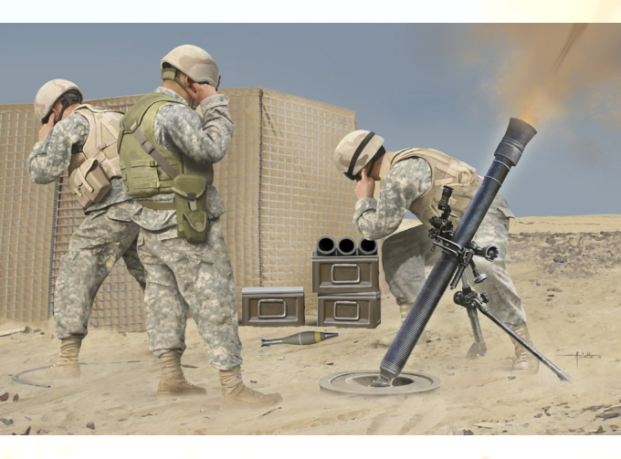 Сборная модель Миномет M252 Mortar