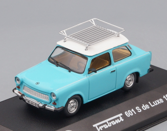 TRABANT 601 S De Luxe (1982), blue / white