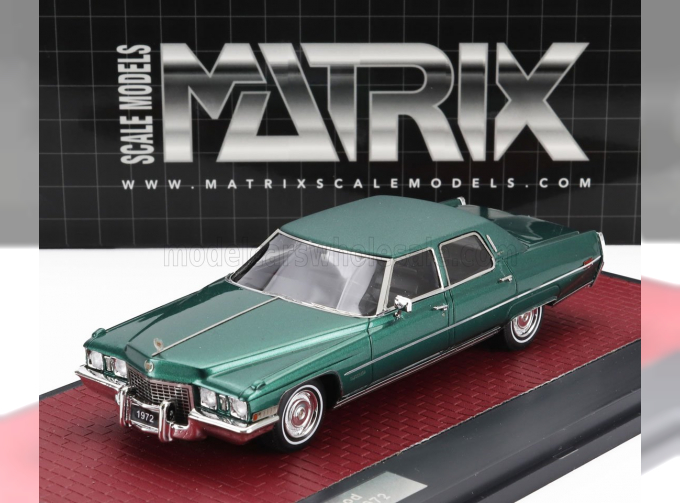 CADILLAC Fleetwood Sixty Brougham (1972), Green Met Black