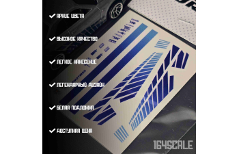 Декаль Fast and the Furious "Brian's Skyline R34"