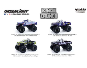 Набор из 4-х моделей Kings of Crunch- *Hendrick Motorsports