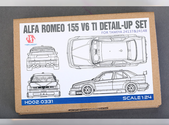 Набор для доработки Alfa Romeo 155 V6 TI Detail-UP Set для моделей T （PE+Metal parts+Resin）