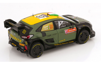 FORD Puma Rally1 Team Ford World Rally M-sport №7 Rally New Zealand (2022) Lorenzo Bertelli - Lorenzo Granai, Green Black