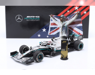 MERCEDES-BENZ GP F1 W10 Eq Power+ Team Amg Petronas Motorsport N44 World Champion Usa Gp (2019) Lewis Hamilton, Silver Black