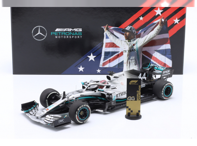 MERCEDES-BENZ GP F1 W10 Eq Power+ Team Amg Petronas Motorsport N44 World Champion Usa Gp (2019) Lewis Hamilton, Silver Black