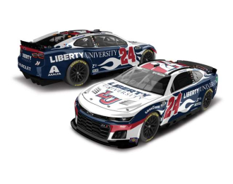 Chevrolet #24 William Byron *Liberty University*, white/blue/red 2025