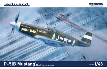 Сборная модель P-51B Mustang Birdcage Canopy Weekend edition