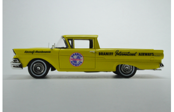 FORD Ranchero "Braniff International" 1958 Yellow