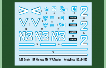Сборная модель Танк IDF Merkava Mk IV w/Trophy