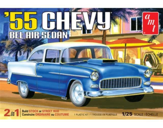 Сборная модель Chevy Bel Air Sedan, plastic modelkit 1955