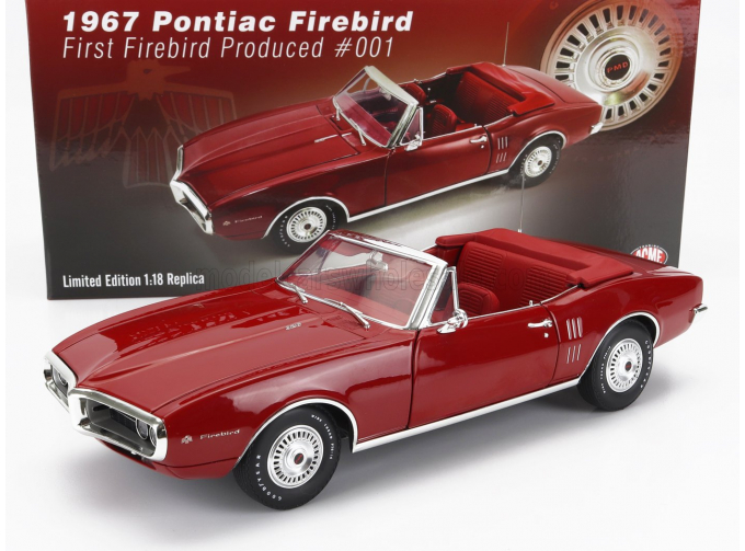 PONTIAC Firebird Cabriolet (1967), Red