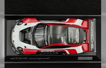 PORSCHE 911 992 Gt3 R №911 Racing Coupe (2023), White Grey Red