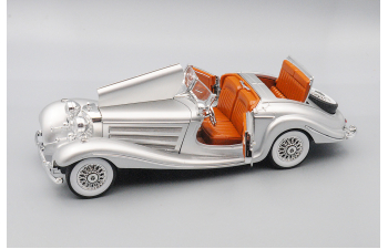 MERCEDES-BENZ 500K, серебристый 22 см