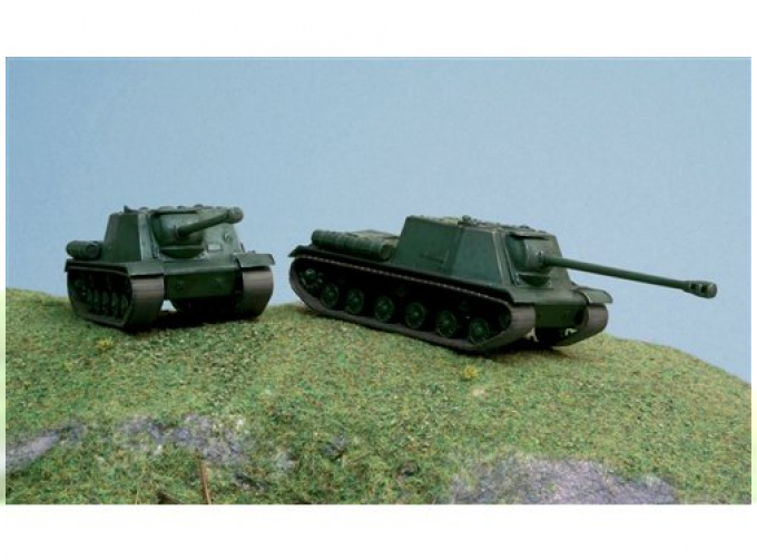 Сборная модель САУ ISU-122 (2 FAST ASSEMBLY MODELS)