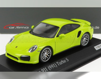 PORSCHE 911 991 Turbo S 2014, Light Green