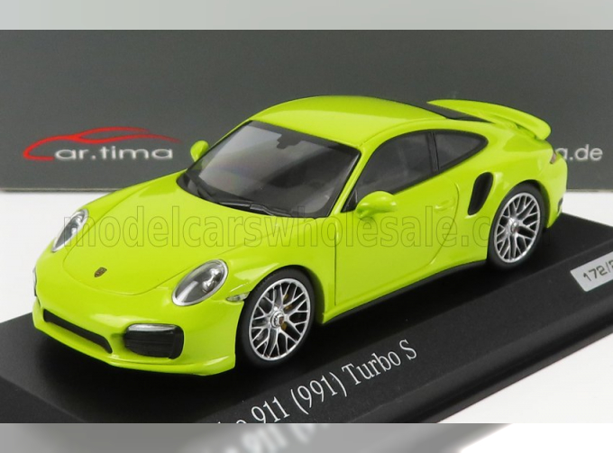 PORSCHE 911 991 Turbo S 2014, Light Green