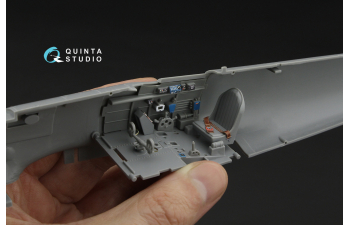 3D Декаль интерьера кабины Nakajima Ki-84 Hayate (Hasegawa)
