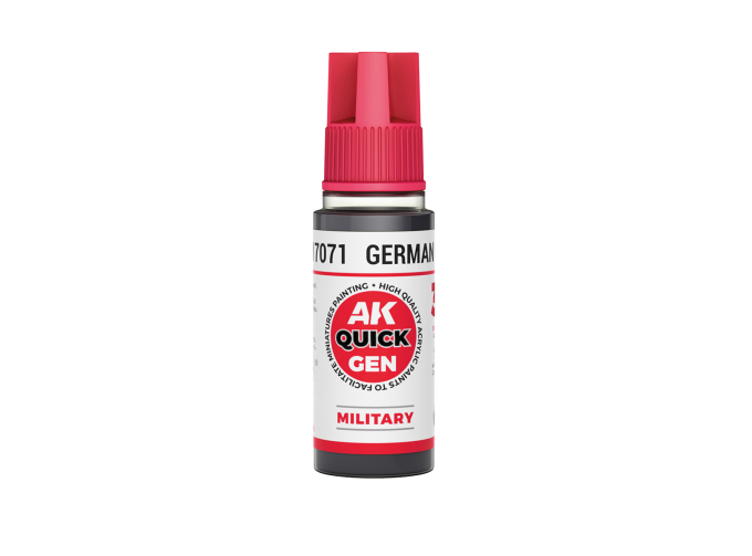 Краска акриловая QUICK GEN - Немецкий серый / GERMAN GREY, 18мл