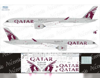 Декаль для airbu A350-900 (Qatar Airlines)