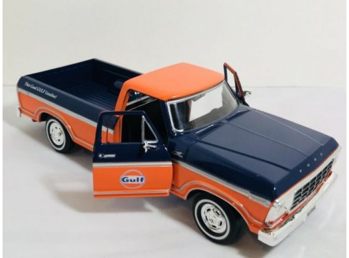 FORD F-150 Custom Pick-Up 1979 Gulf, blue / orange