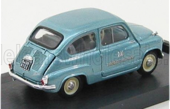 FIAT 600 I SERIES RAI RADIOTELEVISIONE ITALIANA (1960), LIGHT BLUE MET