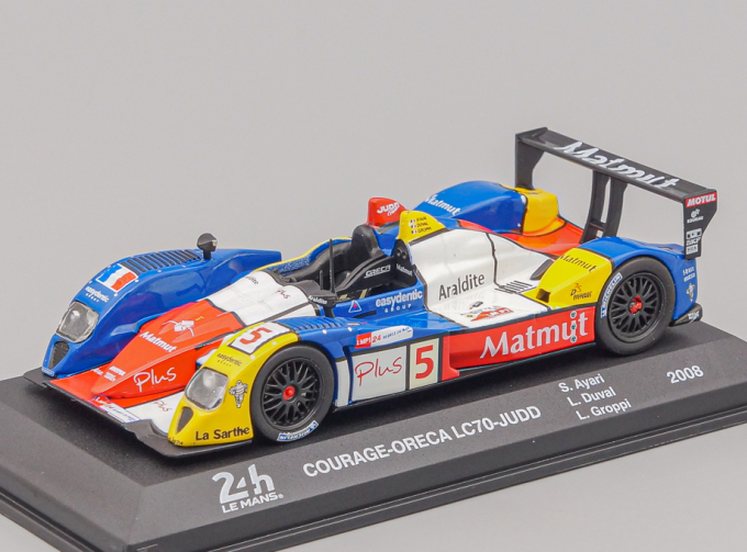 COURAGE Lc70 Judd 5.5l V10 Team Oreca Matmut #5 (2008) Soheil Ayari / Loic Duval / Laurent Groppi, 24h Le Mans Collection