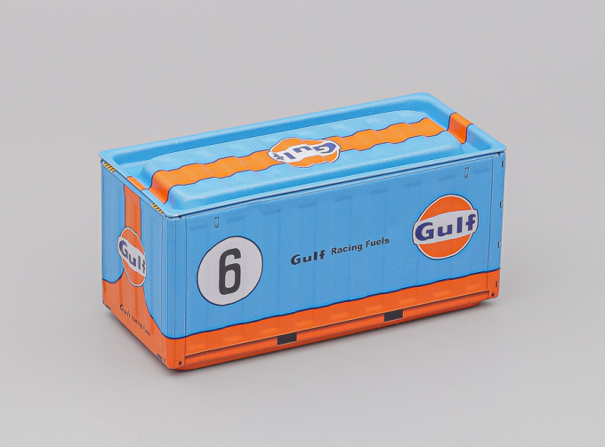 Контейнер металлический, голубой