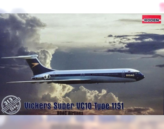 Сборная модель Vickers Super VC10 Type 1151 BOAC