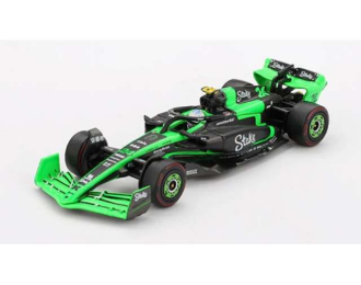 Kick Sauber C44 #24 Guanyu Zhou F1 Chinese GP, green/black 2024