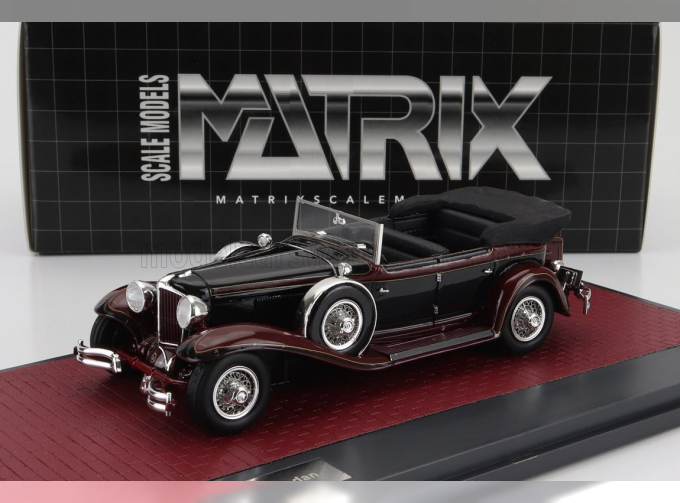 CORD L-29 Phaeton Sedan Cabriolet Open (1931), Black Red