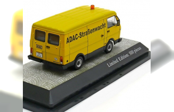 VOLKSWAGEN LT28 Kastenwagen Adac, yellow