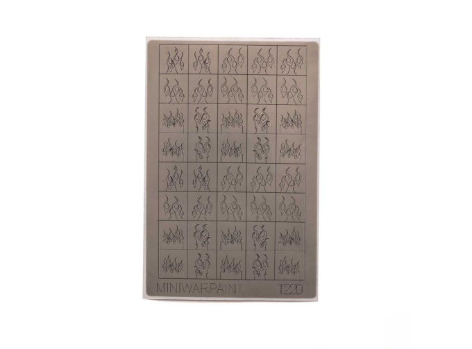 Маска окрасочная пламя №2 размер S