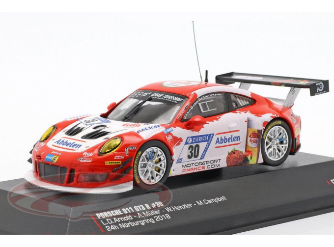 PORSCHE 911 GT3 R Frikadelli Racing Team 24h Nuerburgring David Lance Arnold, Alexander Müller, Wolf Henzler, Matt Campbell (2018)