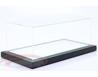 Бокс акриловый с металлическим каркасом и зеркальным подиумом