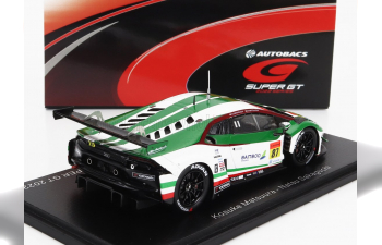 LAMBORGHINI Aventador Gt3 Team Jloc №87 Gt300 Super Gt (2022) K.Mtsuura - N.Sakaguchi, White Green