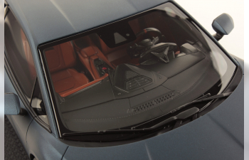 LAMBORGHINI Temerario (2024) - Con Vetrina - With Showcase, Blu Marinus - Matt Blue